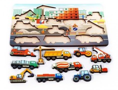 Сортеры Сортер Нескучные Игры Доска Стройплощадка 37х24.5 см