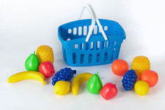 Ролевые игры Toys Plast Набор фруктов в корзине