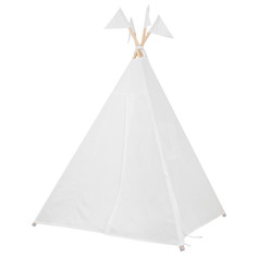 Палатки-домики VamVigvam Большой вигвам с окном и карманом + флажки 130x130