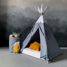 Палатки-домики VamVigvam Вигвам для детей Everest с окном, карманом и флажками