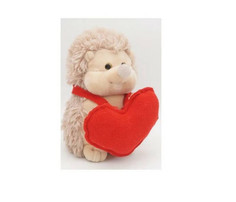 Мягкие игрушки Мягкая игрушка Unaky Soft Toy Ежик Златон с красным сердцем 17 см