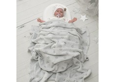 Пледы Плед Baby Nice (ОТК) Покрывало Micro Velur Горох 100х118 см