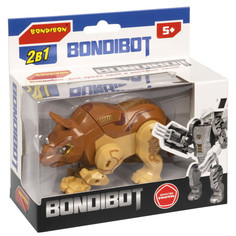 Роботы Bondibon Трансформер Bondibot 2 в 1 робот-носорог