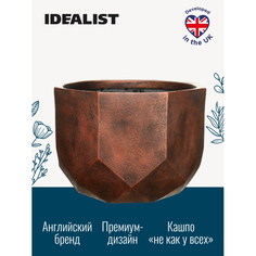 Товары для дачи и сада Idealist Lite Настольное кашпо Круглое Геометри 23х17 см 7 л
