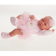 Куклы и одежда для кукол Munecas Antonio Juan Кукла пупс Эми в розовом 42 см