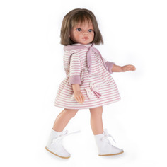 Куклы и одежда для кукол Munecas Antonio Juan Кукла девочка Ноа в платье в полоску 33 см