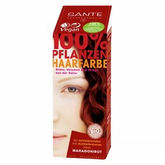 Косметика для мамы Sante Растительная краска для волос Махагон 100 г