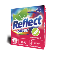 Бытовая химия Reflect Colour Стиральный порошок концентрированный для цветных и темных тканей 650 г