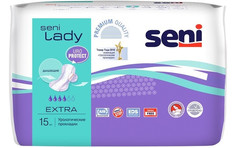 Гигиенические прокладки Seni Урологические прокладки Lady Extra 15 шт. 2 упаковки