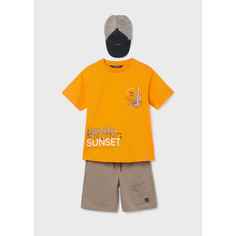 Комплекты детской одежды Mayoral Комплект для мальчика (футболка, шорты, кепка) 6653