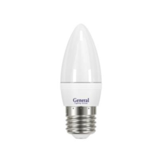 Светильники Светильник General Лампа LED 8W E27 2700 свеча 280° 10 шт.