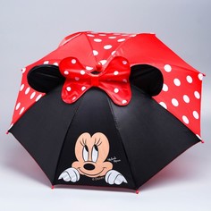 Зонты Зонт Disney детский с ушами Красотка Минни Маус 52 см