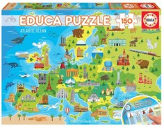 Пазлы Educa Пазл Карта Европы 150 деталей