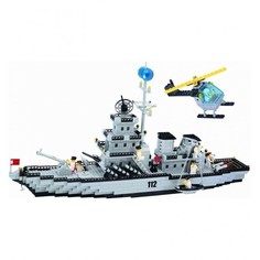 Конструкторы Конструктор Enlighten Brick Авианосец с фигурками и аксессуарами (910 деталей)