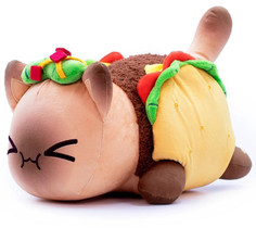 Мягкие игрушки Мягкая игрушка Mihi Mihi Подушка Кот Бутерброд 25 см