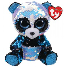 Мягкие игрушки Мягкая игрушка TY Бамбу панда с пайетками 25 см