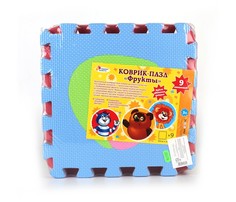 Игровые коврики Игровой коврик Играем вместе Союзмультфильм с фруктами коврик-пазл