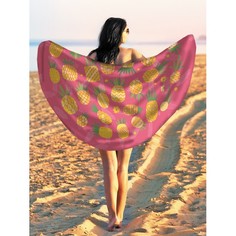 Туризм JoyArty Парео и Пляжный коврик Модные ананасы 150 см
