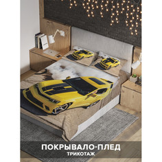 Покрывала Ambesonne Покрывало на 2-спальную кровать Дым от автомобиля 235х220 и две наволочки 70x50