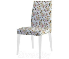 Аксессуары для мебели JoyArty Декоративный чехол на стул Узор из роз со спинкой велюровый
