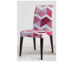 Аксессуары для мебели JoyArty Декоративный чехол на стул Сложный зигзаг со спинкой велюровый