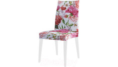 Аксессуары для мебели JoyArty Декоративный чехол на стул Теплые оттенки роз со спинкой велюровый