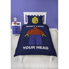 Постельное белье 1.5-спальное Постельное белье Lego Classic Head