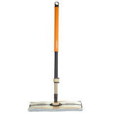 Хозяйственные товары Boomjoy Швабра полотер с прогибом на защелках, 2 насадки