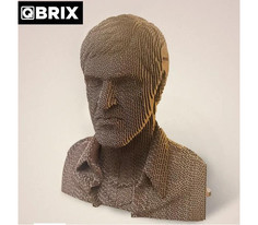 Конструкторы Конструктор Qbrix картонный 3D Лицо со шрамом