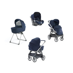 Коляски 3 в 1 Коляска Inglesina Aptica System Quattro 4 в 1 на шасси Aptica Graphite Blue Navy