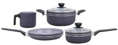 Посуда и инвентарь Galaxy Набор посуды с керамическим покрытием GL 9508 (6 предметов)