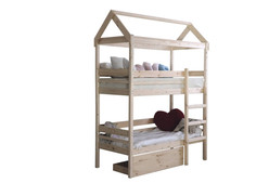 Кровати для подростков Подростковая кровать Green Mebel двухъярусная домик Baby-house 160х80 см