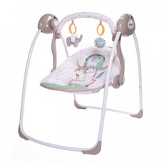 Электронные качели Baby Care Safari с адаптером Слон