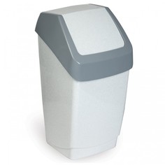 Хозяйственные товары Idea Ведро-контейнер с крышкой (качающейся) для мусора Хапс 15 л