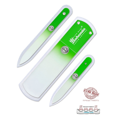 Красота и уход Bohemia Czech Glass Nail Files Набор Пилка для ног 165 мм, Пилка для ногтей 115 мм и 90 мм