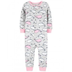 Боди, песочники, комбинезоны Carters Комбинезон для девочки с китами 1L808810/2L809410