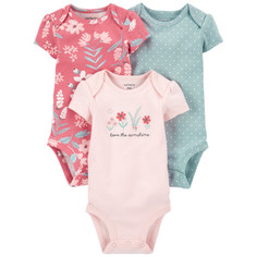 Боди, песочники, комбинезоны Carters Боди для девочки 3 шт. 1L779810