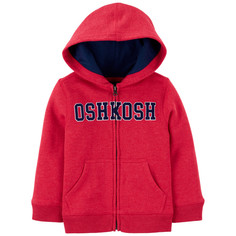 Толстовки и свитшоты OshKosh Bgosh Толстовка с капюшоном и логотипом для мальчика