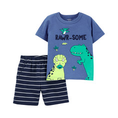 Комплекты детской одежды Carters Комплект для мальчика (футболка, шорты) 1K379910 Carters