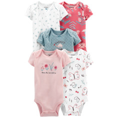 Боди, песочники, комбинезоны Carters Боди для девочки 5 шт. 1L766810