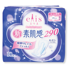 Гигиенические прокладки Elis Гигиенические ночные прокладки Shin-Suhadakan 5+ капель 10 шт. 29 см