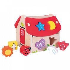 Деревянные игрушки Деревянная игрушка New Cassic Toys Домик-сортер 10563