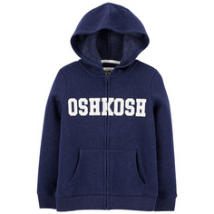 Толстовки и свитшоты OshKosh Bgosh Толстовка с капюшоном и логотипом для девочки