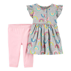 Комплекты детской одежды Carters Комплект для девочки (платье, лосины)
