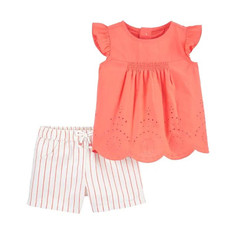 Комплекты детской одежды Carters Комплект для девочки (блузка, шорты) 1K497310 Carters