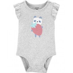 Боди, песочники, комбинезоны Carters Боди Панда с клубничкой