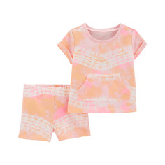 Комплекты детской одежды Carters Комплект для девочки (Футболка и шорты) 2N087210