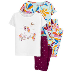 Домашняя одежда Carters Пижама для девочки Единорог 2 шт. 3N712110