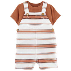 Комплекты детской одежды Carters Комплект для мальчика 2 предмета (полукомбинезон, футболка)