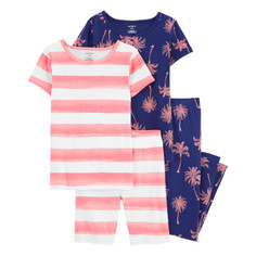 Домашняя одежда Carters Пижама для девочки Пальмы 2 шт. 3N707010